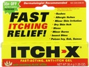 Itch-x Anti-Itch Gel with Aloe Vera, 3 Count