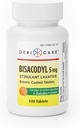GeriCare Bisacodyl 5 mg Laxative Coated Tablet | Generic for Dulcolax | Stimulant Laxative | Gentle Overnight Constipation Relief 100 Count (Pack of 1)