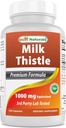 Bedste Naturals Milk Thistle Extract 1000mg Ækvivalent - 240 kapsler - Non- GMO & Gluten Free (240 greve (pakke med 1))
