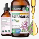 BIO KRAUTER Astragalus Tincture - Astragalus Root Extract for immunsupport - Alkohol og sukkerfri - Høj Absorption - Vegan Drops 4 Fl.Oz.