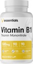 Bucked Up vitamin B1 500mg kapsler, Essentials (90 Servere)