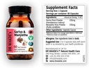 DR WAKDE 's Sariva & Manjistha Capsules (60 Veg Caps, afgiftende urter, støtter sund hud, Ayurvedic Supplement, Vegan, Herbal, All Natural, Made in UK)