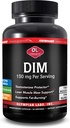 Olympian Labs DIM 150mg - DIM Diindolylmethane Supplement Capsules Supporting Hormone Balance, Clear Skin, PCOS, & Aid in Fitness Regimes - 30 Capsules (30 Day Supply)