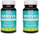 Basic Brands Alpha Lipoic Acid 200mg - Potent antioxidant ALA supplement til sund nervefunktion & Metabolisme - 60 kapsler - 2 - Pack