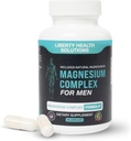 Magnesium Complex for Men with All Natural Ingredients - Natural Support for Digestive Comfort and Regularity - 60 Capsules