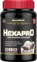 ALLMAX HEXAPRO, Cookies & Cream - 2 LB - 25 gram protein per servering - 8-timers Vedvarende udgivelse - Zero Sugar - 21 Servere