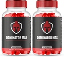 (2 Pack) Dominator Max Gummies Advanced Formel for Max Performance, All Natural Extra Strength Supplement, Dominator Max Gummies for Muscle Growth og Samlet Sundhedsstøtte (120 Gummies)