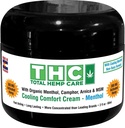 300mg Total Hamp Gurkemeje Cream - Joints & Muscle Relaxer Cream med Arnica, MSM, Hamp Oil Extract, & 7 Essential Olies - Non Greasy & Fast Absorbing for Back, Neck, Albuer, Knees, & Hip, 2 oz