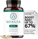 Qualia NAD Supplement - Klinisk bevist til Boost NAD + op til 67%. Optimeret Aging, Energi, Fokus. Elite NAD + Booster Ingredienser Nicotinamid Riboside (NIAGEN), Niacin, Niacinamid (1 måned Supply)