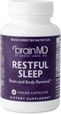 Dr. Amen brainMD Restful Sleep - 60 Capsules - Promotes Relaxation & Calm, Contains Melatonin, Valerian, GABA & Magnesium, Non-Habit Forming - Gluten-Free - 15 Servings