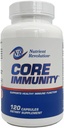 CORE Immunitet - immunforsvar supplement - daglig immunbooster & multivitamin - Quercetin & bromelain - antioxidant & fri radikal beskyttelse - 120 ct.