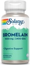 SOLARAY Bromelain Supplement, 1000mg | 60 Count