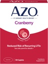 AZO Cranberry piller til Urinary Tract sundhed for kvinder og mænd, Voksen Cranberry supplement, sukkerfri, non-GMO, 50 Softgel kapsler