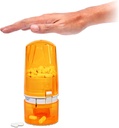 Pilledispenser - Medication Holder for voksne & seniorer - Lock Feature - Gigt Friendly - One Push, One Pill - Effors & Hygiejne - 75 runde tabletter