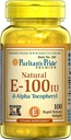 Puritans Pride Vitamin E- 100 iu 100% Natural 100 Softgels