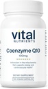 Vital Nutrients CoQ10 100mg | Vegan Supplement | CoEnzyme Q10 from Ubiquinone | Potent Antioxidant to Support Heart Health and Energy Levels* | Gluten, Dairy and Soy Free | Non-GMO | 60 Capsules