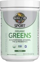 Garden of Life Sport Nutrition Greens and Superfoods Powder for Women and Men - Unflavored, Organic Blend - Spirulina, Fruit, Vitamins, Pre & Probiotics, Mushrooms, Athletic Supplements, 30 Servings