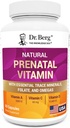 Dr. Berg Naturlige Prenatale Vitaminer for Kvinder (Gravid & Sygeplejerske) - Prenatale Vitaminer med Folate, Vitaminer, Mineraler, Omegas, & 11 Kraftige Superfoods - Kvinder Prenatal Multivitamin - 60 Kapsler