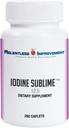 Iodine Sublime® 12.5mg 200 High-Bioavailable Caplets with Potassium Iodide for Thyroid & Metabolism Support Compare to Iodoral 12.5