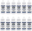 Cell Oxygenator 1 Fl Oz flaske (pakke med 12), Cell Food Concentrate Liquid Oxygen Water Drops, Nutritional Dietary Supplement, Suport Immunsystem, Amino Acids & Trace Minerals