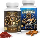 Vision Max Combo Pack – Advanced Eye Support with Lutein, Zeaxanthin, Saffron & Astaxanthin – Blue Light Defense & Macular Health – 2 Bottles, 120 Capsules – Epicure Garden