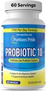 Puritan 's Pride Probiotic 10 med D-vitamin til at hjælpe støtte immunsystemet sundhed *, 60 Greve, White
