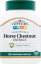 21. Century Horse Chestnut Seed Extract Vegetariske Kapsler - 60 ct, Pack of 2