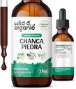 Wild & Organic Chanca Piedra Liquid Extract Drops - Stone Breaker for Kidney Stones & Gallbladder Support - Herbal Tincture for Urinary Tract Well-Being - Vegan, Sugar & Alcohol-Free - 2 fl oz