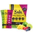 Bala Enzyme Hydration & sukkerfri drik mix - gurkemeje, bromelain, papain - immunitet, mobilitet - sort Pack 0,25oz (12 Greve)