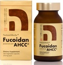 Fucoidan Powered with AHCC® Brown Seaweed Immunity Supplement with High Purity Organic Mekabu Mozuku Agaricus 1 Bottle - 160 Vegetable Capsules Made in Japan