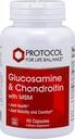 Protocol Glucosamin & Chondroitin with MSM - Joint Support * - Chondroitin MSM Supplement - Non-GMO & Dairy Free - 90 Veg Caps
