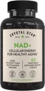Crystal Star NAD + (60 tabletter) - Patenteret NAD for cellulær energi og sund aldring - klinisk-bevist mere effektiv end Nicotinamid Riboside - 30 dages forsyning - ikke-GMO