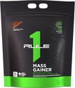 Rule 1 Mass Gainer - High-Calorie Weight Gain Formula with 1,220+ Calories, 250g+ Complex Carb Blend, 40g All-Whey Protein Per Serving (16 Servings, Chocolate Fudge)