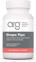 Allergy Research Group Grape Pips - Grape Seed Extract, Proanthocyanidin, Polyphenoler, Herbal Supplement, Organic, 300mg Kapsler - 90 Greve