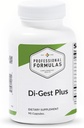 Professionel formulas Di- Gest Plus - betain, L- Glutaminsyre, Pancreatin, Papain og Pepsin for sund fordøjelse, Nutrient Absorption, og Gut Lining - Hypoallergen, Gluten Free, 90 Kapsler