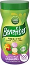 Benefiber Chewable Prebiotic Fiber tillæg tabletter til fordøjelsessygdomme, Diverse frugtsmag - 100 Greve