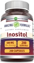 Amazing Formulas Inositol 500 mg 200 kapsler Supplement 124; vitamin B8