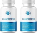 (2 Pack) Cogni Care Pro Brain Booster Pills til støtte hjerne tåge & hukommelse tab 120