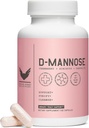 High Level D-Mannose 1000mg, Urinary Tract & Bladder Health Support, D Mannose Supplements for Women, Cranberry, Hibiscus & Dandelion, Utri Cleanse, 60 Capsules, Vegetarian, Gluten Free