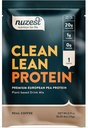 Nuzest - Pea Protein Powder - Clean Lean Protein, Premium Vegan Plant Protein Powder, Dairy Free, Gluten Free, GMO fri, naturligt sødet Protein Shake, Real Coffee, 1 Servering, 0.9 oz
