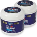 Blue Goo Pain Lemping Gel - for Tilbage, Hals, Muskel og fælles smerte, Fast- Fungerende køling og lindrende lindring med 100% Pure Emu Oil, 4 oz (2 Pack)