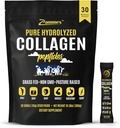 Premium Collagen Peptides Powder, 30 Sticks Travel Packets(Type I, III), Unflavored Collagen Protein Powder to Go, Hydrolyzed Collagen Peptides for Skin Hair Nail Joint, 10g per Serving, Paleo & Keto