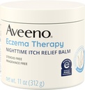 Aveeno Eksem Terapi Nighttime Itch Relief Balm, Eksem Cream til krop, Fugtgivende kolloid havregryn & Ceramide Formel, Fragrance Gratis, Lindrende tør Itchy Hud, 11 fl oz