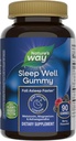 Nature’s Way Sleep Well Melatonin and Magnesium Gummies, Sleep Support for Adults*, with Ashwagandha, Berry Flavored, 90 Gummies