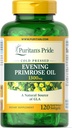 Puritans Pride Evening Primrose Oil 1300 mg Softgels, 120 Count