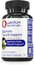 QNL Quantum Thyroid Support Supplement - Pure Thyroid Support Complex - Aids Hormonal Balance for Women & Men - Vegan Thyroid Complex - Features Jod - 60 Plant- Kilde kapsler