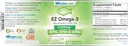 EZ Omega-3 Atlantic Menhaden Fish Oil Supplement 2000 mg, Burpless, Made in The USA, Perfect Balance of EPA + DHA + DPA 120 Softgels