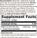 Nature's Way Vitamin A - 10000 IU - 100 Softgels