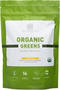 Amy Myers MD Organic Green Powder - Understøtter Energy & Gut Health - USDA Organic Superfood Blend med Spirulina, Chlorella, Barley Grass - 270g (30 Servere)