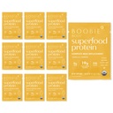 Boobie Body Superfood Protein Shake for Moms, Graviditet og Amning Support Protein Powder at øge mælkeforsyning, Probiotika, Økologisk, Dairy- Free, Gluten- Free Vegan Vanilla Cookie Single Srv 10pk